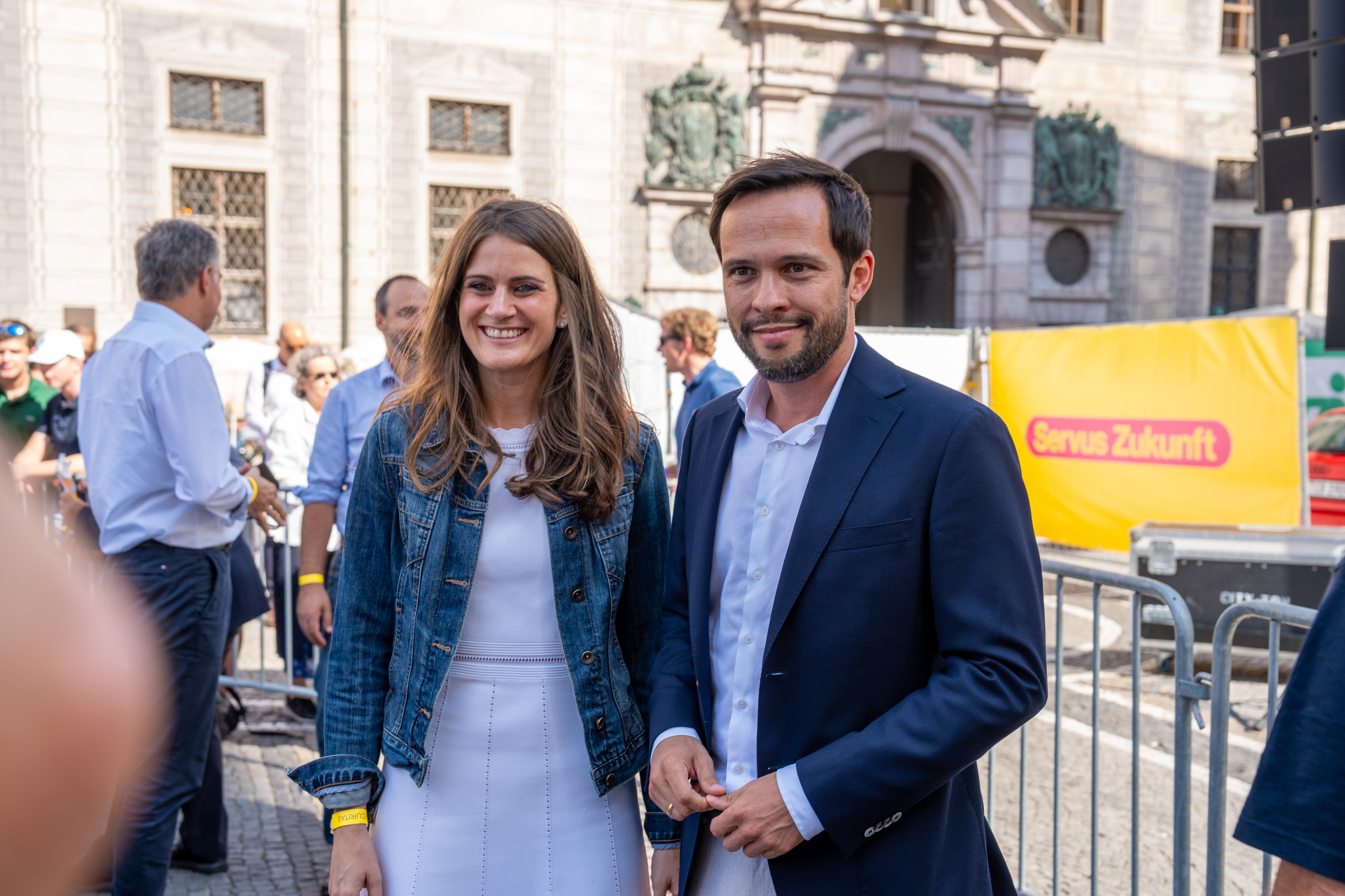 Susanne Seehofer und Martin Hagen