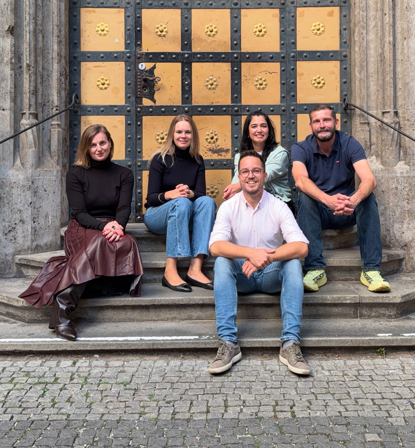 Auf dem Foto: Adam Bakai · Mokhidilkhon Djuraboeva · Anna Gabbrielli · David Enser · Gemma Rocabert Aragones